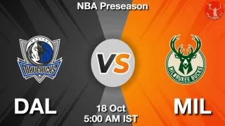 DAL vs MIL NBA Match Previews