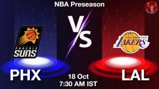 PHX vs LAL NBA Match Previews