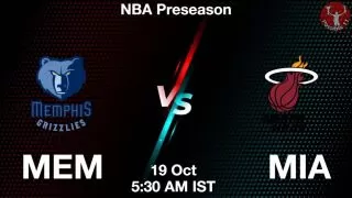 MEM vs MIA NBA Match Previews