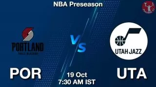 POR vs UTA NBA Match Previews