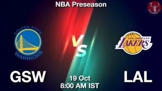GSW vs LAL NBA Match Previews