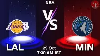 LAL vs MIN NBA Match Previews
