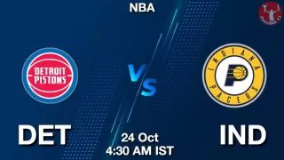 DET vs IND NBA Match Previews