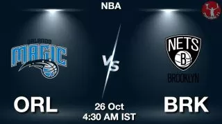 ORL vs BRK NBA Match Previews