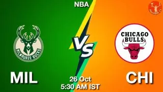 MIL vs CHI NBA Match Previews