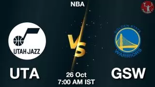 UTA vs GSW NBA Match Previews