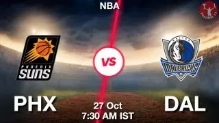 PHX vs DAL NBA Match Previews
