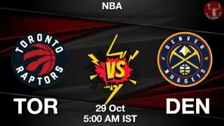 TOR vs DEN NBA Match Previews
