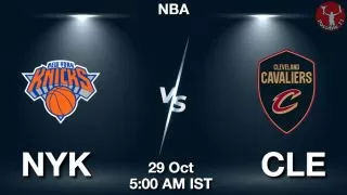 NYK vs CLE NBA Match Previews
