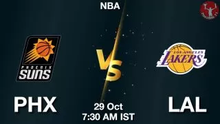 PHX vs LAL NBA Match Previews