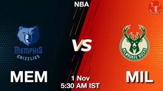 MEM vs MIL NBA Match Previews