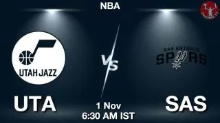 UTA vs SAS NBA Match Previews