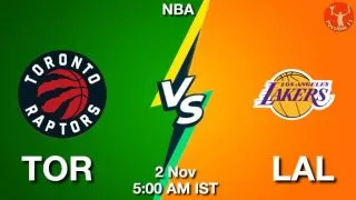 TOR vs LAL NBA Match Previews