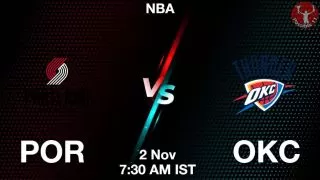 POR vs OKC NBA Match Previews
