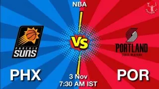 PHX vs POR NBA Match Previews