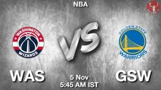 WAS vs GSW NBA Match Previews