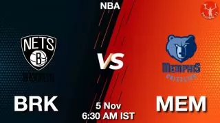 BRK vs MEM NBA Match Previews