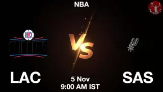 LAC vs SAS NBA Match Previews