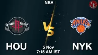 HOU vs NYK NBA Match Previews