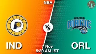 IND vs ORL NBA Match Previews