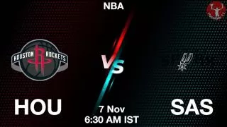 HOU vs SAS NBA Match Previews
