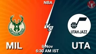 MIL vs UTA NBA Match Previews