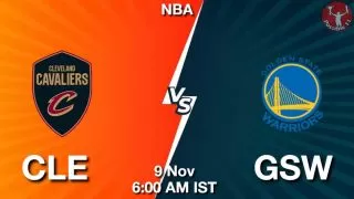 CLE vs GSW NBA Match Previews