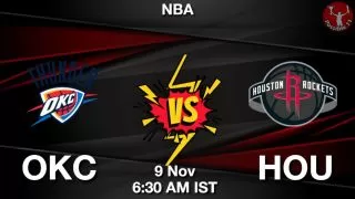 OKC vs HOU NBA Match Previews