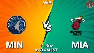 MIN vs MIA NBA Match Previews