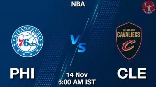 PHI vs CLE NBA Match Previews