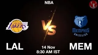 LAL vs MEM NBA Match Previews