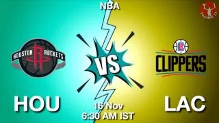HOU vs LAC NBA Match Previews