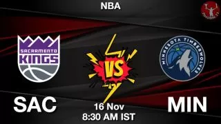 SAC vs MIN NBA Match Previews