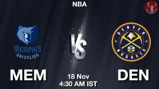 MEM vs DEN NBA Match Previews