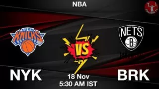 NYK vs BRK NBA Match Previews