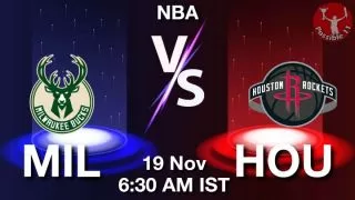 MIL vs HOU NBA Match Previews