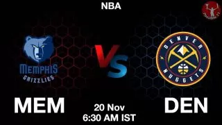 MEM vs DEN NBA Match Previews