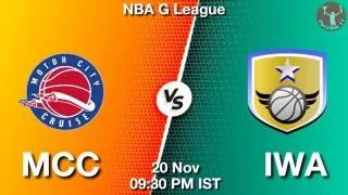 MCC vs IWA NBA Match Previews