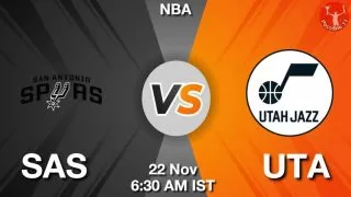 SAS vs UTA NBA Match Previews