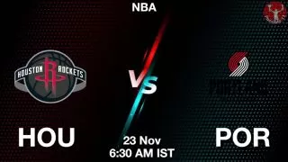 HOU vs POR NBA Match Previews