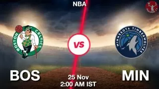 BOS vs MIN NBA Match Previews