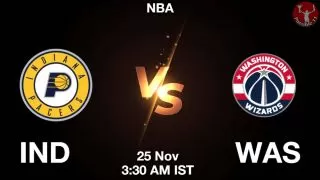 IND vs WAS NBA Match Previews