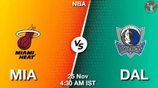 MIA vs DAL NBA Match Previews