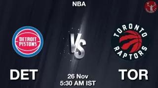 DET vs TOR NBA Match Previews