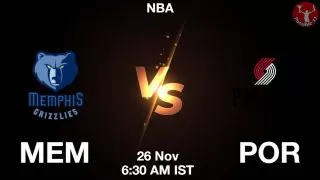 MEM vs POR NBA Match Previews