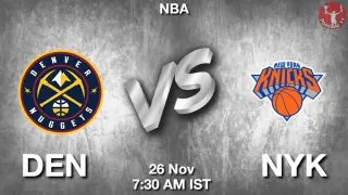 DEN vs NYK NBA Match Previews