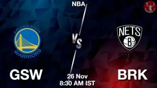 GSW vs BRK NBA Match Previews