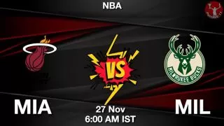 MIA vs MIL NBA Match Previews