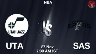 UTA vs SAS NBA Match Previews