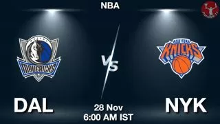 DAL vs NYK NBA Match Previews